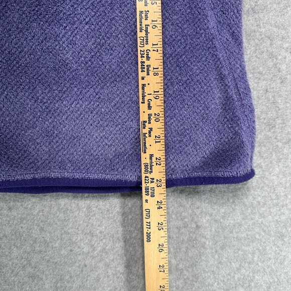 Patagonia Womens Re-Tool Snap-T Pullover Purple Polartec Fleece Jacket Small S - Picture 5 of 7
